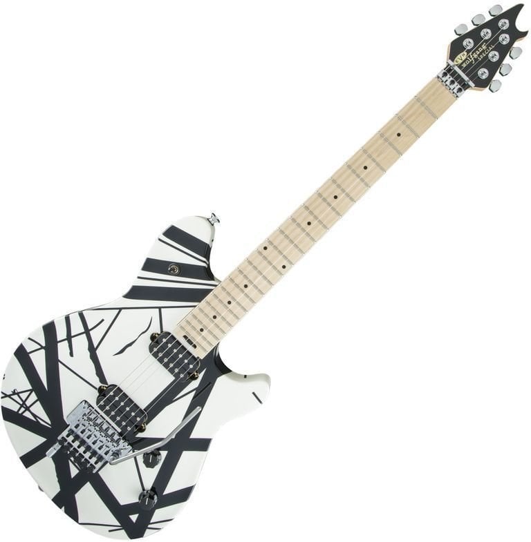 Električna kitara EVH Wolfgang Special MN Black and White Stripes