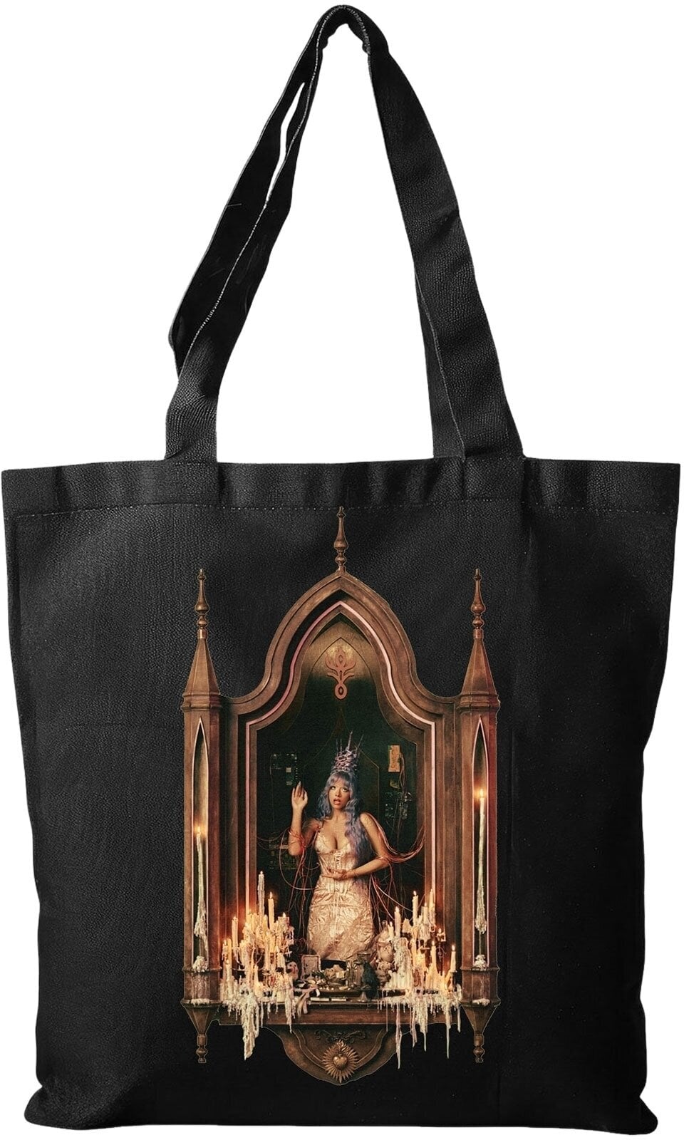 Music bag Melanie Martinez Gothic Hades Skuldertaske Black