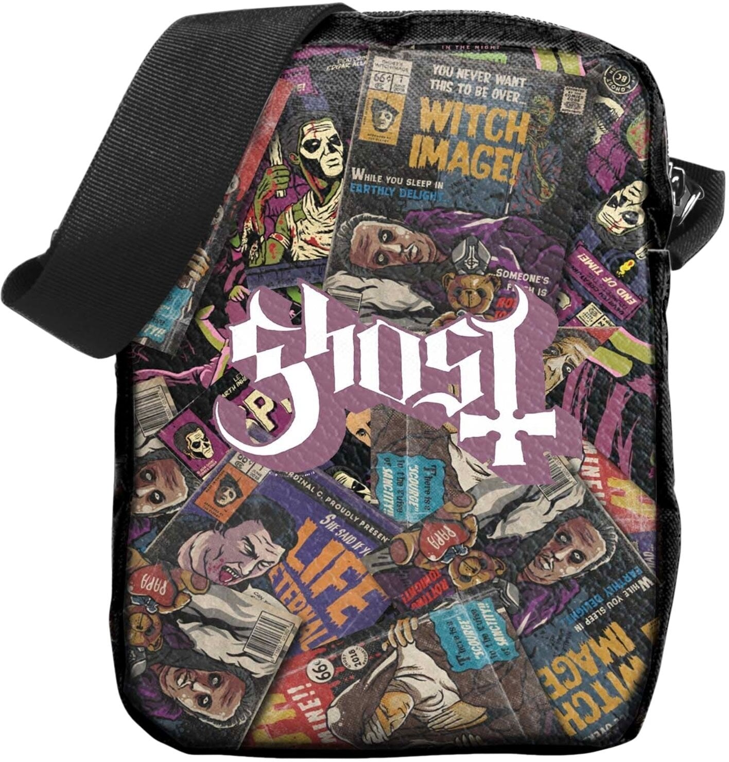 Music bag Ghost Magazines Kropstaske Black