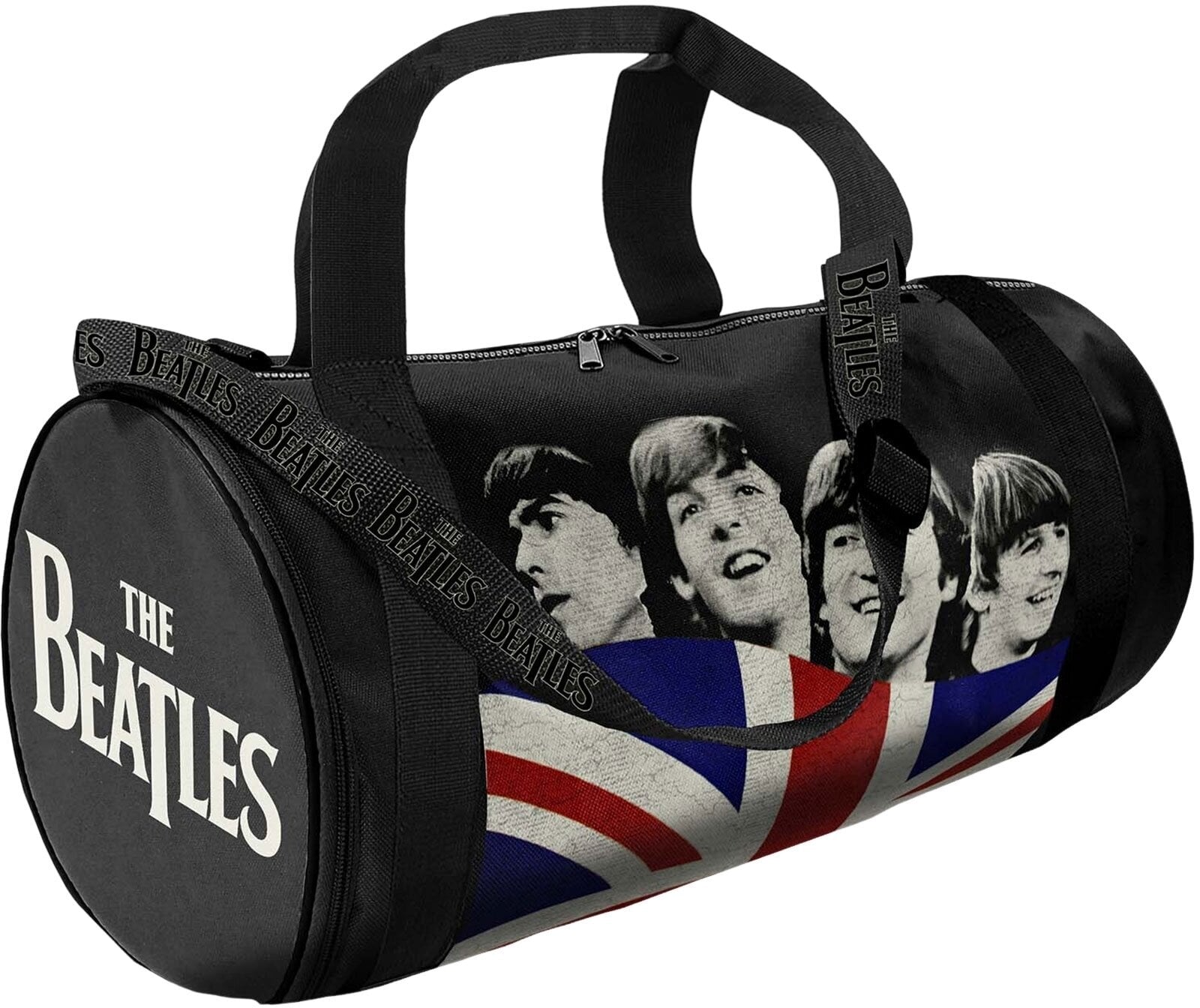 Music bag The Beatles Let It Be Flag Rejsetaske Black