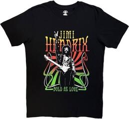 T-Shirt Jimi Hendrix Bold As Love Black 2XL T-Shirt