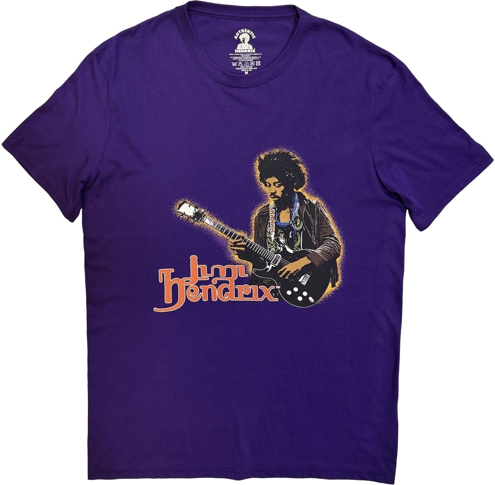 Skjorte Jimi Hendrix Halloween Purple M Skjorte