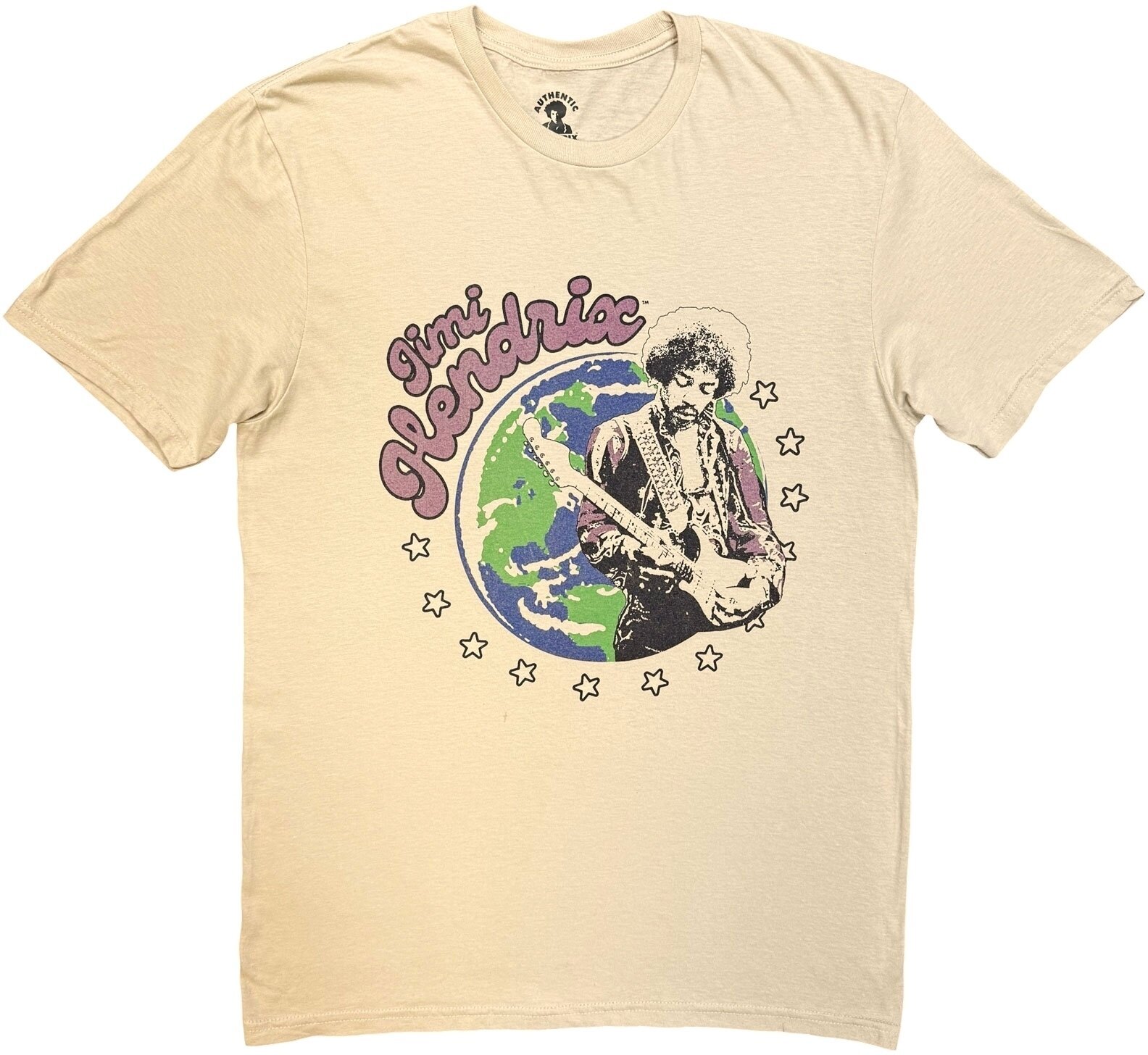 T-Shirt Jimi Hendrix Earth Sand 2XL T-Shirt