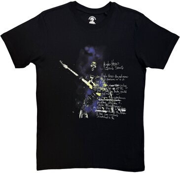 T-Shirt Jimi Hendrix Purple Haze Lyrics Black 2XL T-Shirt - 1