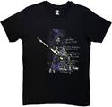 Jimi Hendrix Purple Haze Lyrics Black XL T-Shirt