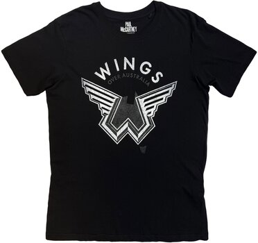Skjorta Paul McCartney Wings Over Australia (Back Print) Black 2XL Skjorta - 1
