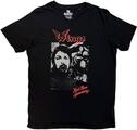 Paul McCartney Wings Collage (Back Print) Black S T-särk