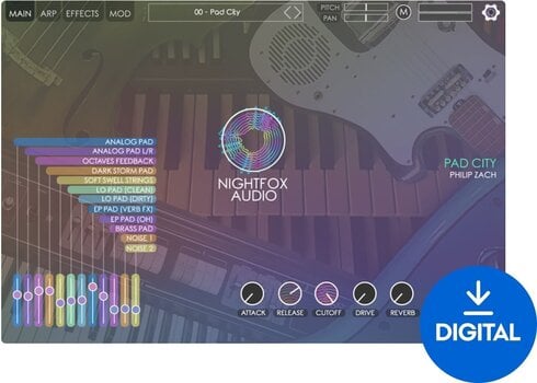 VST Instrument Nightfox Audio Pad City (Digitální produkt) - 1