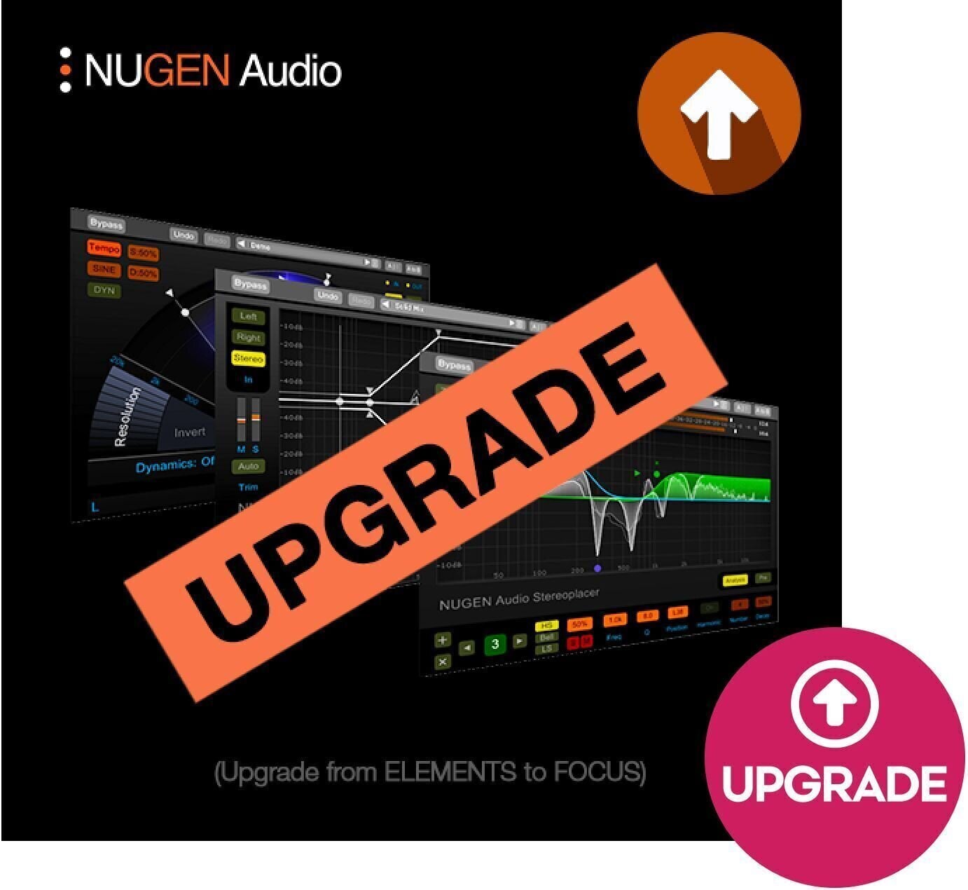 Studio-Effekt-Plugin Nugen Audio Focus Elements UPG (Digitales Produkt)