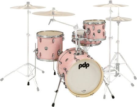 Set akustičnih bubnjeva PDP by DW New Yorker Pale Rose Sparkle Set akustičnih bubnjeva - 1
