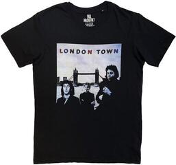 T-shirt Paul McCartney London Town (Back Print) Black XL T-shirt