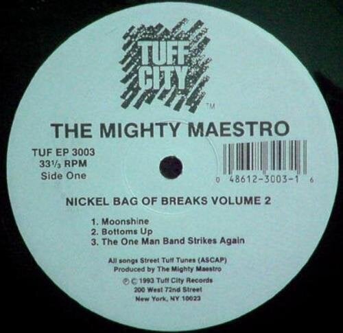 Vinyl Record The Mighty Maestro - Nickel Bag of Breaks V2 (LP)