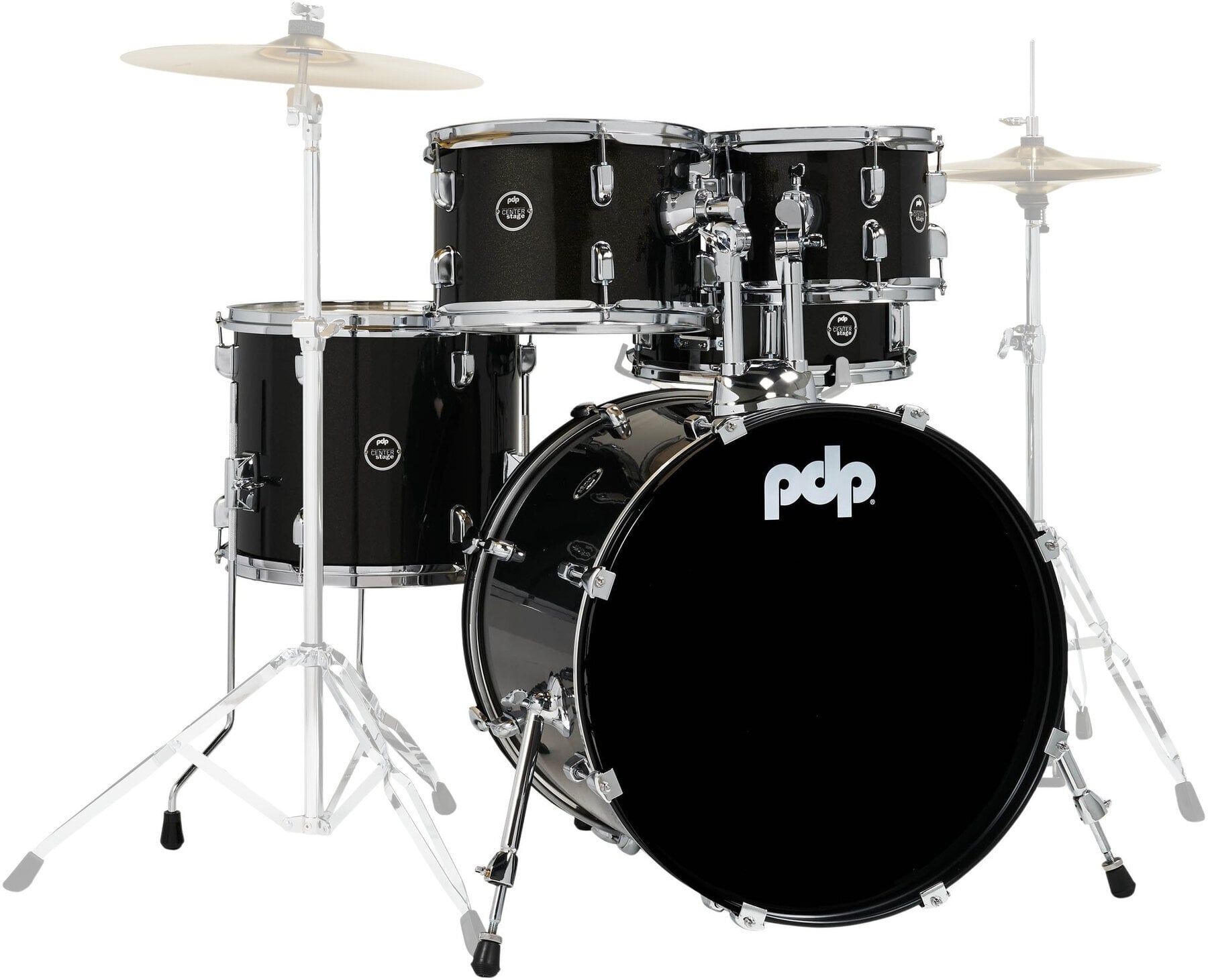 Akoestisch drumstel PDP by DW CENTERstage 20'' Iridescent Black Akoestisch drumstel