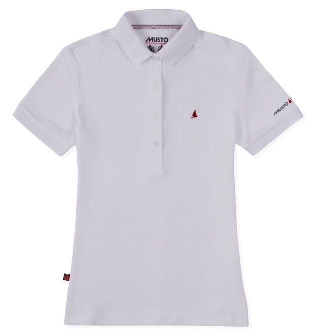 Skjorte Musto Evolution Pro Lite Plain SS Polo Skjorte hvid S
