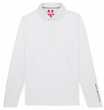 T-Shirt Musto Evolution Sunblock LS Polo T-Shirt White L - 1