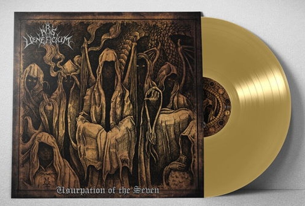 Vinyl Record Ars Veneficium - Usurpation Of The Seven (Limited Edition) (Clear Coloured) (LP)