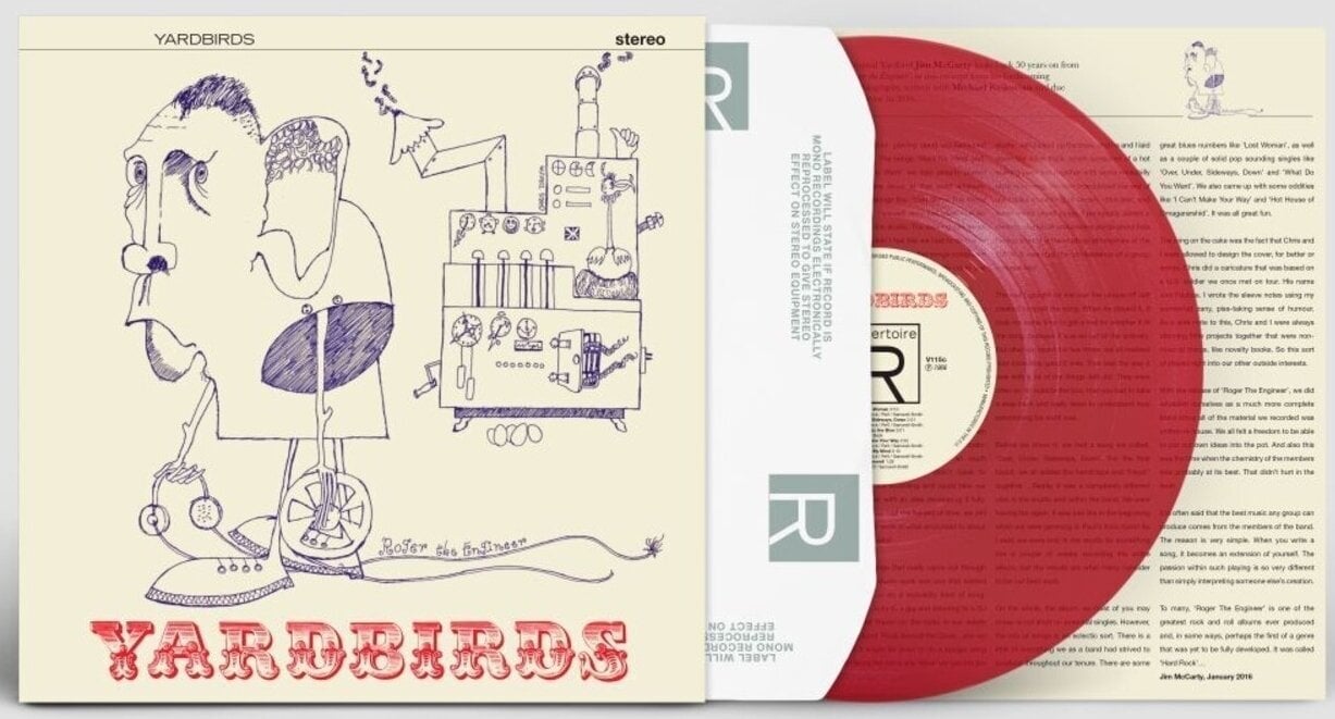 LP plošča The Yardbirds - Roger The Engineer (Reissue) (50th Anniversary) (Transparent Red Coloured) (180 g) (LP)