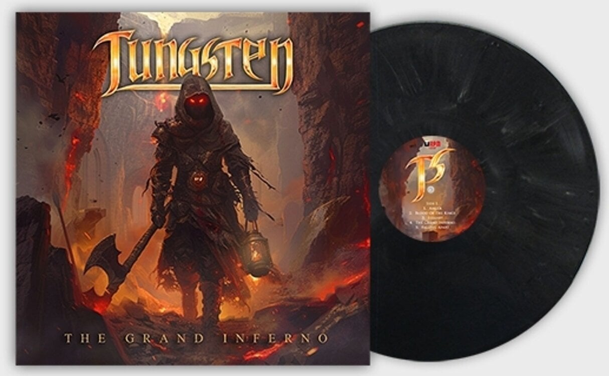 Disco de vinil Tungsten - The Grand Inferno (Limited Edition) (Black with Silver Marble Vantablack Coloured) (LP)