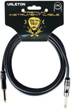 Instrumentkabel Valeton Premium Instrument Cable 3 m Straight - Straight Instrumentkabel - 1