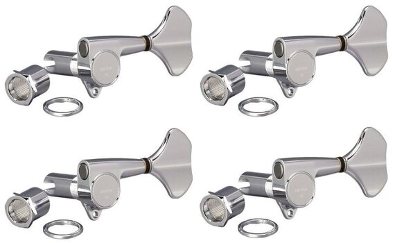 Clavijeros para bajos Gotoh GB707-4 C L Chrome Clavijeros para bajos - 1