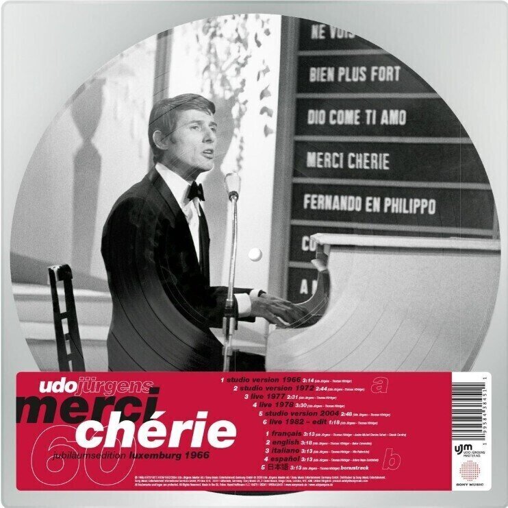 Vinylplate Udo Jürgens - Merci Chérie 60 (Reissue) (Picture Disc) (LP)