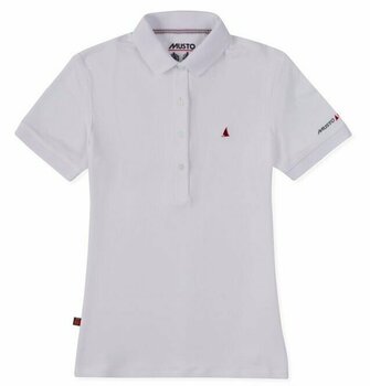Shirt Musto Evolution Pro Lite Plain SS Polo Shirt Wit L - 1