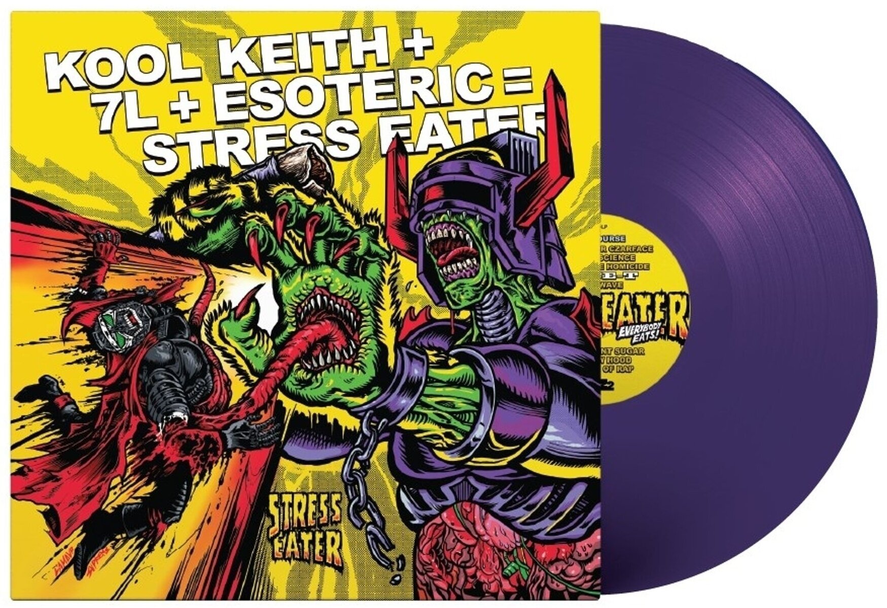LP platňa Stress Eater - Everybody Eats! (Limited Edition) (Purple Alternate Cover Variant Coloured) (LP)