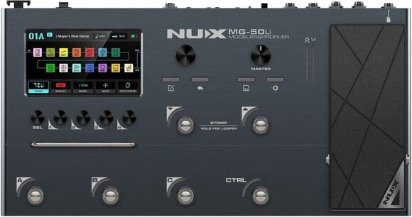 Gitarski multiefekt Nux MG-50li Dark Blue Gitarski multiefekt - 1