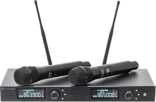 Belaidis rinkinys Revoltage WST-MIC2-HH Dual Wireless Microphone System - 1