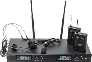 Belaidis rinkinys Revoltage WST-MIC2-LAVH Dual Wireless Lavalier Microphone and Headset System