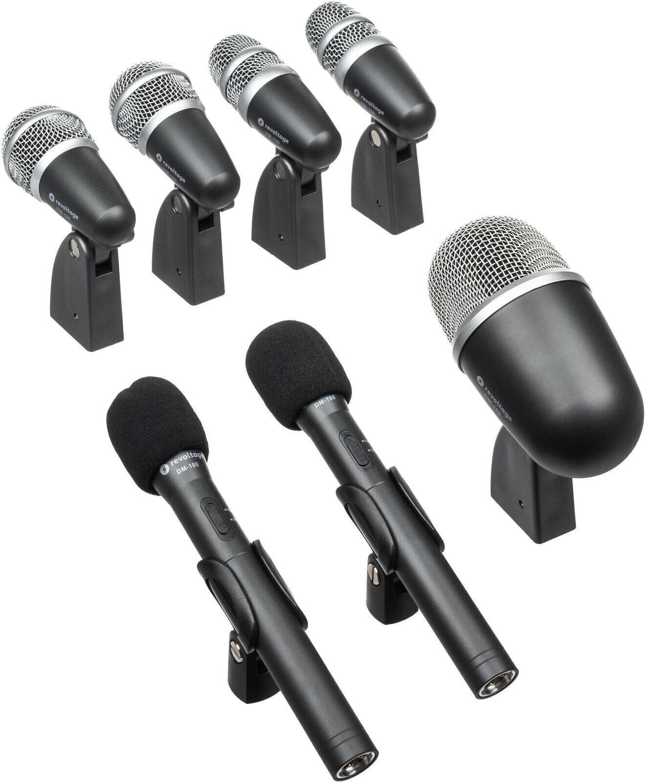 Mikrofon-Set für Drum Revoltage DM-100 Mikrofon-Set für Drum