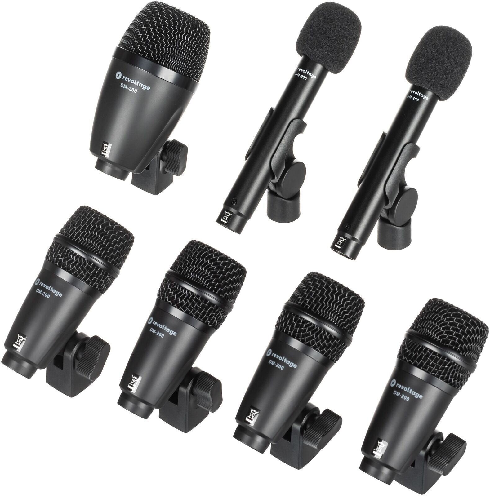 Microphone Set for Drums Revoltage DM-200 Microphone Set for Drums