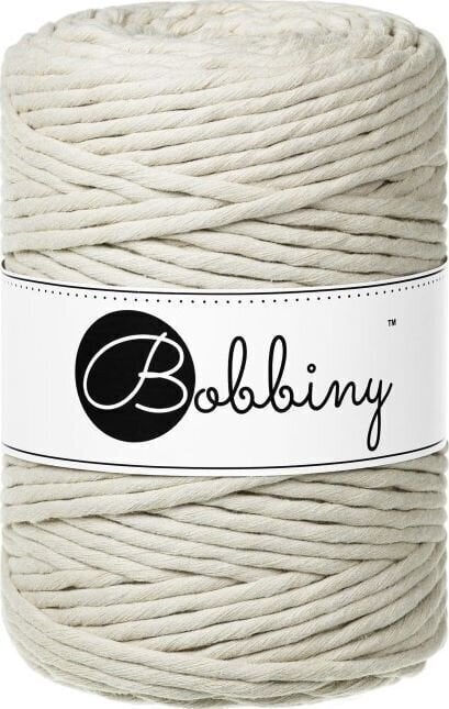 Touw Bobbiny Macrame Cord 5 mm 100 m Cashmere Beige Touw