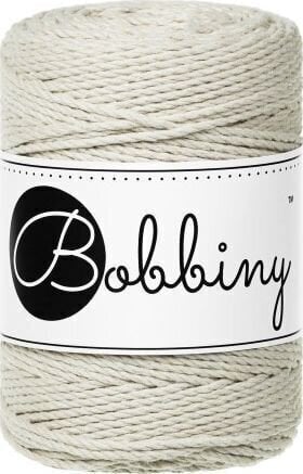 Cable Bobbiny 3PLY Macramé Rope 1,5 mm 100 m Cashmere Beige Cable