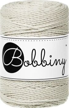 Cable Bobbiny 3PLY Macramé Rope 1,5 mm 100 m Cashmere Beige Cable - 1