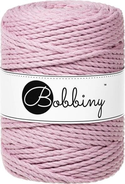 Cable Bobbiny 3PLY Macramé Rope 5 mm 100 m Dusty Rose Cable