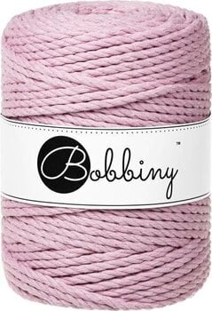 Cable Bobbiny 3PLY Macramé Rope 5 mm 100 m Dusty Rose Cable - 1