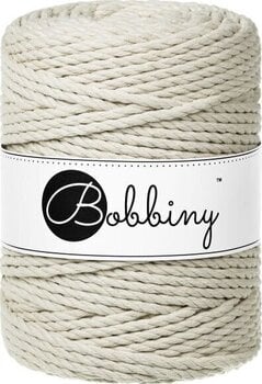 Cable Bobbiny 3PLY Macramé Rope 5 mm 100 m Cashmere Beige Cable - 1