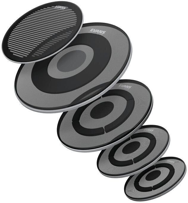 Parche de malla de batería Evans EPPB-DB1-R dB One Rock Pack with dB One Snare Batter and dB One Bass Batter Parche de malla de batería