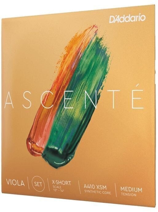 Cordas para viola D'Addario A410 XSM Cordas para viola