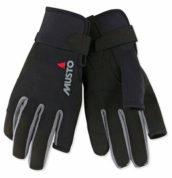 Jachtařské rukavice Musto Essential Sailing Long Finger Glove Black S - 1