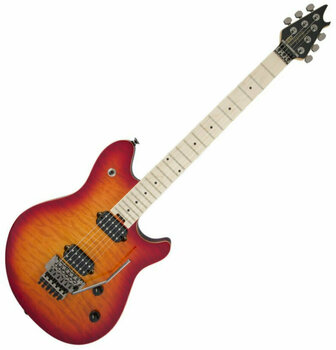 Guitare électrique EVH Wolfgang WG Standard QM MN Cherry Sunburst - 1