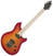 Guitare électrique EVH Wolfgang WG Standard QM MN Cherry Sunburst