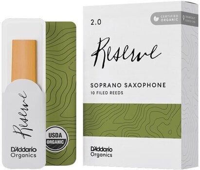 Sopransaksofonrørblad Rico Organic Reserve 3.5 10-pack Sopransaksofonrørblad - 1