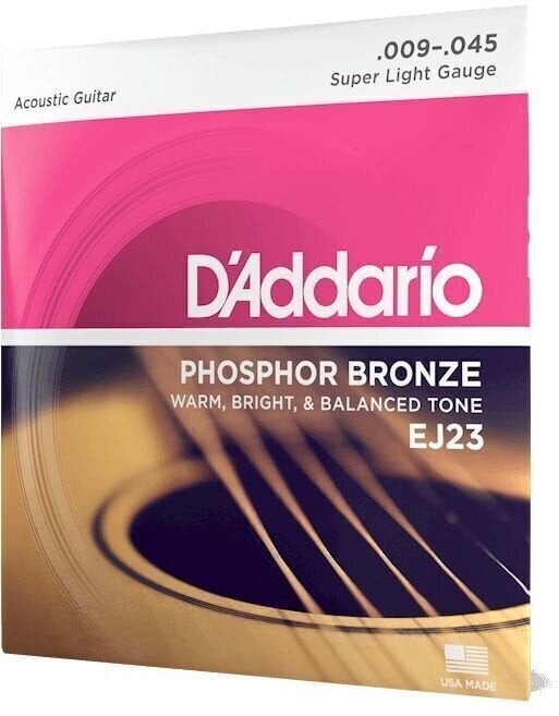 Gitarstrenger D'Addario EJ23 Gitarstrenger