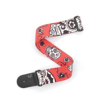 Correa de guitarra textil D'Addario P20W1414 Polyester Sugar Skulls Correa de guitarra textil - 1