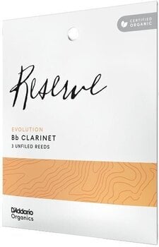 Тръстикова пластинка за кларинет Rico Organic Reserve Evolution 2.5 3-Pack Тръстикова пластинка за кларинет - 1