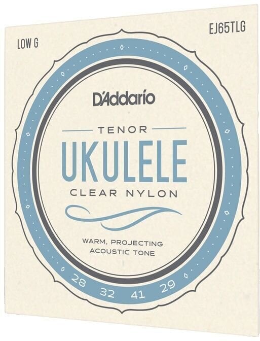 Húrok Tenor ukulelére D'Addario EJ65TLG Húrok Tenor ukulelére