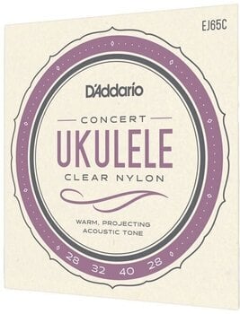 Saiten für Konzert-Ukulele D'Addario EJ65C Saiten für Konzert-Ukulele - 1
