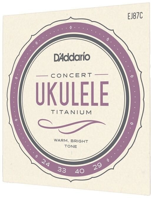 Húrok Koncert ukulelére D'Addario EJ87C Húrok Koncert ukulelére